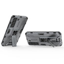 For Samsung Galaxy S22 5G Supersonic PC + TPU Shock-proof Phone Case with Holder(Grey)