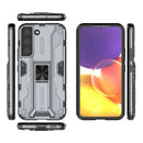 For Samsung Galaxy S22 5G Supersonic PC + TPU Shock-proof Phone Case with Holder(Grey)