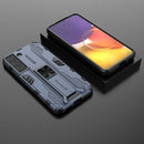 For Samsung Galaxy S22 5G Supersonic PC + TPU Shock-proof Phone Case with Holder(Blue)