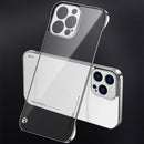 Electroplating Matte PC Phone Case For iPhone 13 mini(Silver)