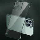 Electroplating Matte PC Phone Case For iPhone 13 Pro Max(Sea Blue)