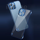 Electroplating Matte PC Phone Case For iPhone 13 Pro Max(Silver)