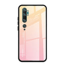 For Xiaomi Mi CC9 Pro Gradient Color Glass Case(Yellow)