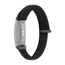 For Fitbit Inspire 2 Nylon Loop Strap Watch Band(Black)
