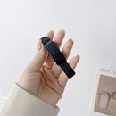 For Fitbit Inspire 2 Nylon Loop Strap Watch Band(Black)