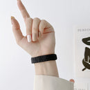 For Fitbit Inspire 2 Nylon Loop Strap Watch Band(Black)