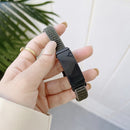 For Fitbit Inspire 2 Nylon Loop Strap Watch Band(Army Green)
