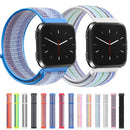 For Fitbit Versa 1 / 2 Universal Nylon Strap Watch Band(White Stripe)