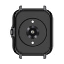 For Amazfit GTS 3 PC + Tempered Glass Watch Protective Case(Black)