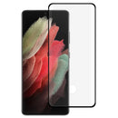 Edge Glue 3D Curved Edge Full Screen Tempered Glass Film For Samsung Galaxy S22 Ultra 5G(Black)