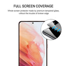 25 PCS Full Glue 3D Curved Edge Screen Tempered Glass Film For Samsung Galaxy S22 5G(Black)