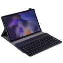A08 Ultra-thin Bluetooth Keyboard Leather Case For Samsung Galaxy Tab A8 2021 SM-X205 / SM-X200(Black)