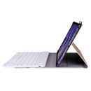 A08 Ultra-thin Bluetooth Keyboard Leather Case For Samsung Galaxy Tab A8 2021 SM-X205 / SM-X200(Gold)