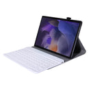A08 Ultra-thin Bluetooth Keyboard Leather Case For Samsung Galaxy Tab A8 2021 SM-X205 / SM-X200(Rose Gold)