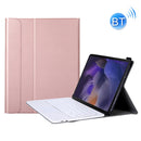 A08-A Ultra-thin Bluetooth Keyboard Leather Case with Touchpad For Samsung Galaxy Tab A8 2021 SM-X205 / SM-X200(Rose Gold)