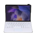 A08-A Ultra-thin Bluetooth Keyboard Leather Case with Touchpad For Samsung Galaxy Tab A8 2021 SM-X205 / SM-X200(Rose Gold)