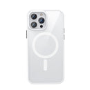 Crystal Clear Series Magsafe Magnetic Phone Case For iPhone 13 Pro(White)