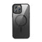 Crystal Clear Series Magsafe Magnetic Phone Case For iPhone 13 Pro Max(Black)
