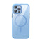 Crystal Clear Series Magsafe Magnetic Phone Case For iPhone 13 Pro Max(Far Peak Blue)