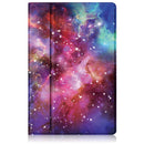 For Xiaomi Mi Pad 5 Pro Painted 360 Degrees Rotation Tablet Leather Case with Holder(Milky Way)