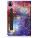 For Xiaomi Mi Pad 5 Pro Painted 360 Degrees Rotation Tablet Leather Case with Holder(Milky Way)