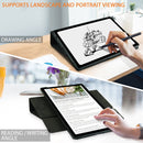 For Samsung Galaxy Tab A7 Lite 8.7 2021 T220 / T225 Solid Color 360 Degrees Rotation Tablet Leather Case with Holder(Black)