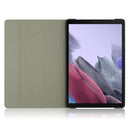 For Samsung Galaxy Tab A7 Lite 8.7 2021 T220 / T225 Solid Color 360 Degrees Rotation Tablet Leather Case with Holder(Grey)