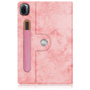 For Xiaomi Mi Pad 5 Pro Solid Color 360 Degrees Rotation Tablet Leather Case with Holder(Pink)