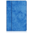For Xiaomi Mi Pad 5 Pro Solid Color 360 Degrees Rotation Tablet Leather Case with Holder(Dark Blue)
