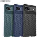 For Google Pixel 6a Thunderbolt Shockproof TPU Phone Case(Black)
