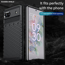 For Google Pixel 6a Thunderbolt Shockproof TPU Phone Case(Black)