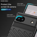 For Google Pixel 6a Thunderbolt Shockproof TPU Phone Case(Black)