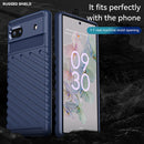 For Google Pixel 6a Thunderbolt Shockproof TPU Phone Case(Blue)
