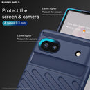 For Google Pixel 6a Thunderbolt Shockproof TPU Phone Case(Blue)