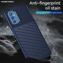 For Samsung Galaxy M52 5G Thunderbolt Shockproof TPU Protective Soft Phone Case(Blue)