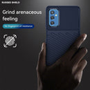 For Samsung Galaxy M52 5G Thunderbolt Shockproof TPU Protective Soft Phone Case(Blue)