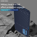 For Samsung Galaxy M52 5G Thunderbolt Shockproof TPU Protective Soft Phone Case(Blue)