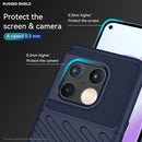 For OnePlus 10 Pro Thunderbolt Shockproof TPU Protective Soft Phone Case(Blue)