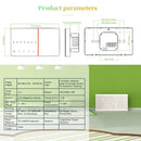 BHT-005-GBLW 220V AC 16A Smart Home Heating Thermostat for EU Box, Control Electric Heating with Only Internal Sensor & WIFI Connection
