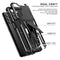 For Samsung Galaxy A13 5G Super V Armor PC + TPU Shockproof Phone Case with Invisible Holder(Black)
