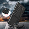 For Samsung Galaxy A13 5G Super V Armor PC + TPU Shockproof Phone Case with Invisible Holder(Black)