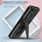 For Samsung Galaxy A13 5G Super V Armor PC + TPU Shockproof Phone Case with Invisible Holder(Black)