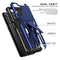For Samsung Galaxy A13 5G Super V Armor PC + TPU Shockproof Phone Case with Invisible Holder(Blue)