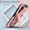 For Samsung Galaxy A13 5G Super V Armor PC + TPU Shockproof Phone Case with Invisible Holder(Rose Gold)