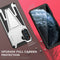 For Samsung Galaxy A13 5G Super V Armor PC + TPU Shockproof Phone Case with Invisible Holder(Silver)