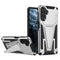 For Samsung Galaxy A13 5G Super V Armor PC + TPU Shockproof Phone Case with Invisible Holder(Silver)