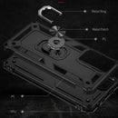 For Xiaomi Redmi Note 11 Pro 5G Shockproof TPU + PC Phone Case with 360 Degree Rotating Holder(Black)