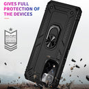 For Xiaomi Redmi Note 11 Pro 5G Shockproof TPU + PC Phone Case with 360 Degree Rotating Holder(Black)