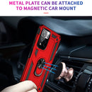 For Xiaomi Redmi Note 11 Pro 5G Shockproof TPU + PC Phone Case with 360 Degree Rotating Holder(Red)