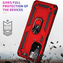 For Xiaomi Redmi Note 11 Pro 5G Shockproof TPU + PC Phone Case with 360 Degree Rotating Holder(Red)